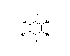 structural formula of tetrabromocatechol