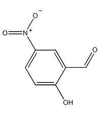 5-nitrosalicylicaldehyde structural formula