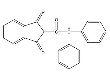 diphenylindone structural formula