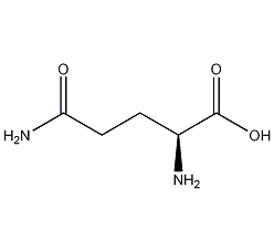 l-glutamine structural formula