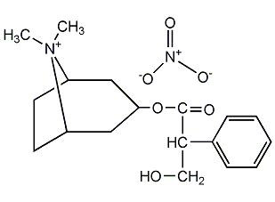 metronite and atropine structural formula
