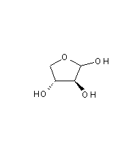 d-(-)-threose structural formula