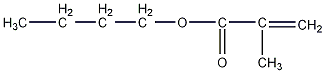 n-butyl methacrylate structural formula
