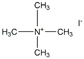 tetramethylammonium iodide structural formula